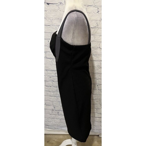 Roulette black Bodycon Sleeveless Dress Zipper Back Size 10 - Picture 3 of 7